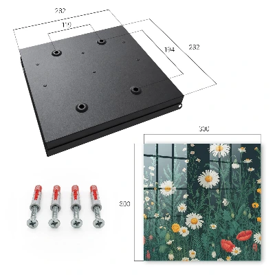 Floral meadow Key cabinet