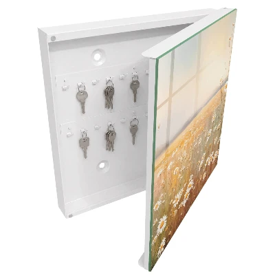 Floral meadow Key box for wall