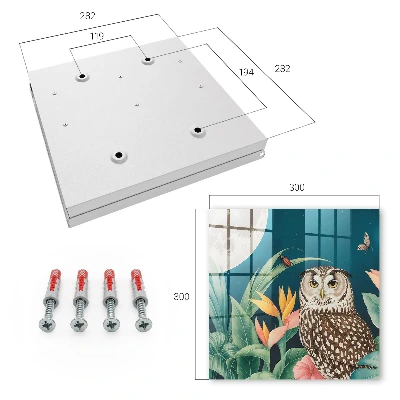 Exotic landscape Wall mounted key box