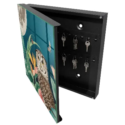 Exotic landscape Wall mounted key box