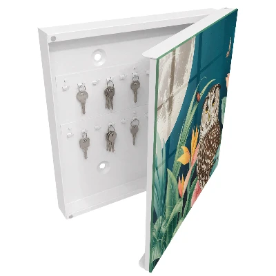 Exotic landscape Wall mounted key box