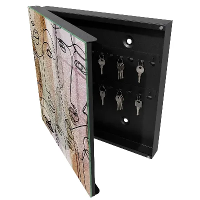 Line art Wall mounted key box