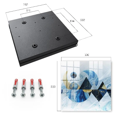 Cosmic abstraction Key box for wall