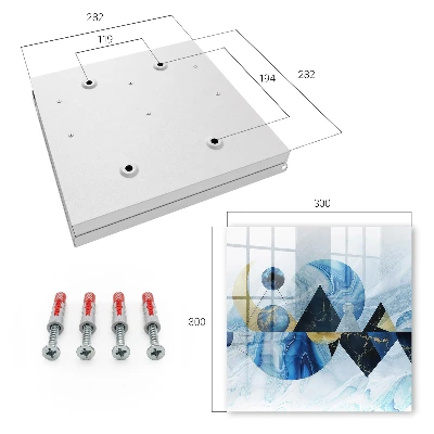 Cosmic abstraction Key box for wall