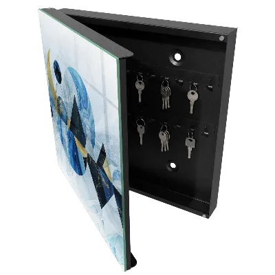 Cosmic abstraction Key box for wall