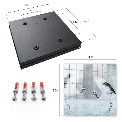 Cranes in flight Key cabinet