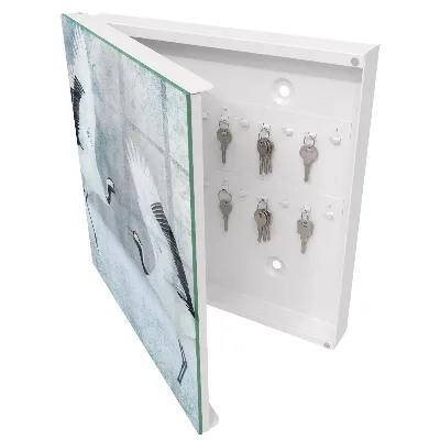 Cranes in flight Key cabinet