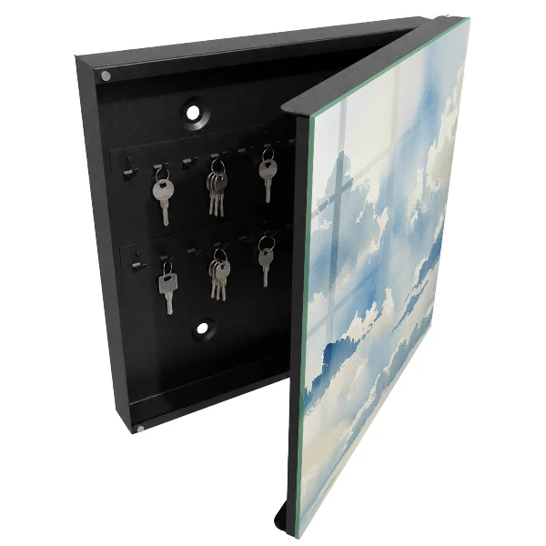 Clouds sky Key box for wall