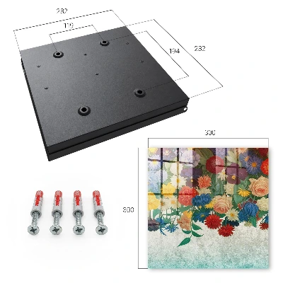 Floral paradise Key cabinet