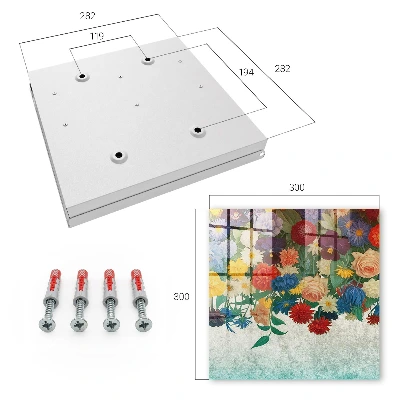 Floral paradise Key cabinet