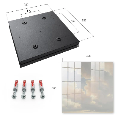 Clouds sky Key box for wall