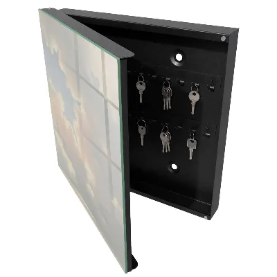 Clouds sky Key box for wall
