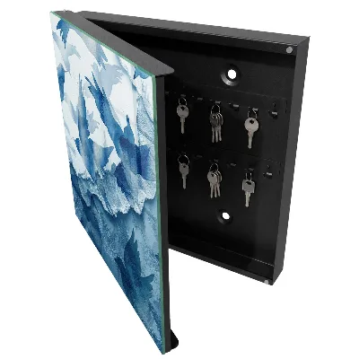Watercolor birds Wall mounted key box