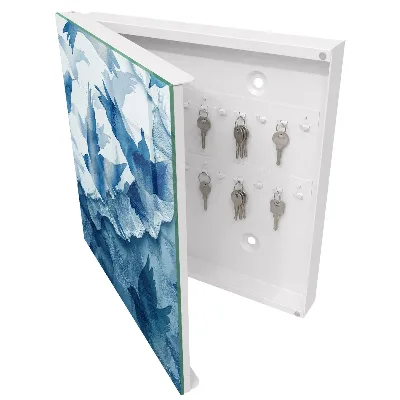 Watercolor birds Wall mounted key box