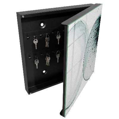 Elegant abstraction Key box for wall