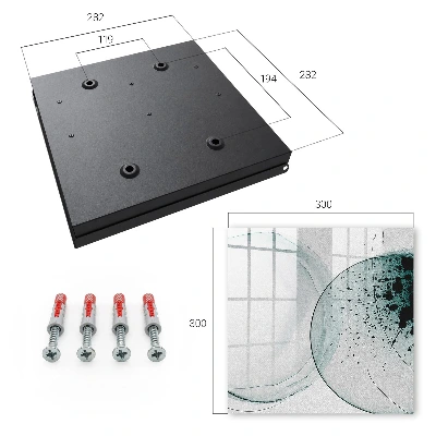 Elegant abstraction Key box for wall