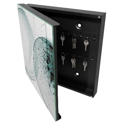 Elegant abstraction Key box for wall
