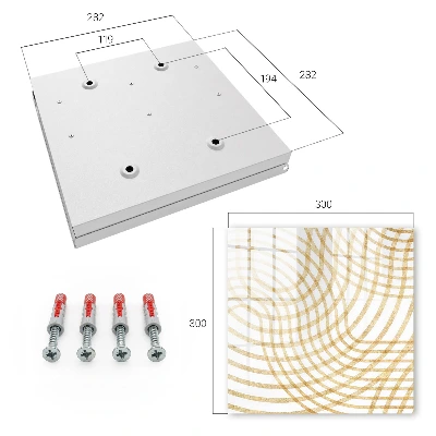 Swirling lines Key cabinet