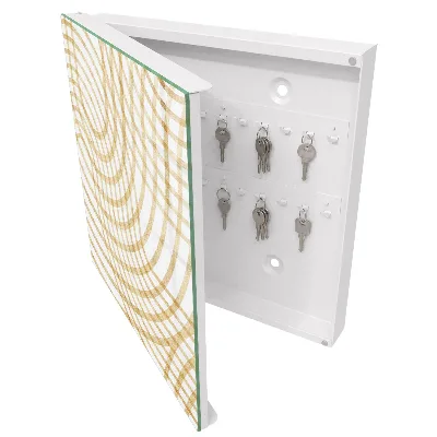 Swirling lines Key cabinet