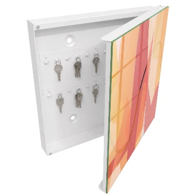 Colorful arches Key cabinet