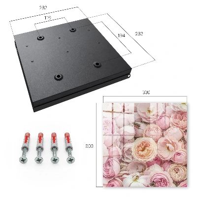 Rose charm Key box for wall
