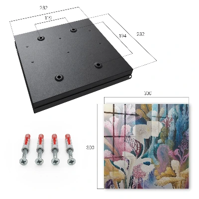 Abstract nature Key cabinet