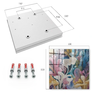Abstract nature Key cabinet