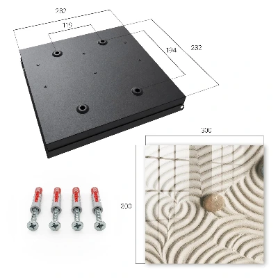 Zen composition Wall mounted key box