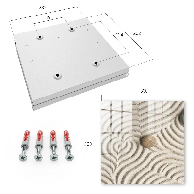Zen composition Wall mounted key box