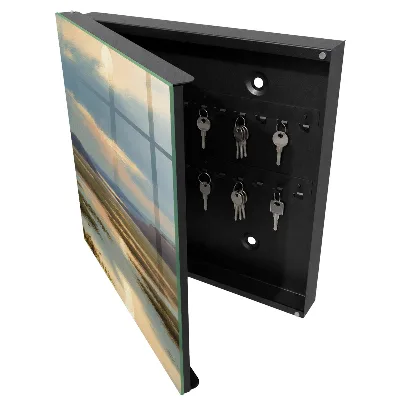 Landscape of tranquility Wall mounted key box
