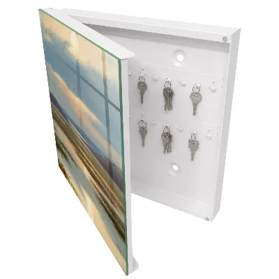 Landscape of tranquility Wall mounted key box