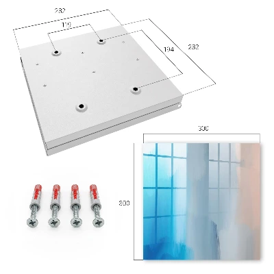 Relaxing gradient Key cabinet