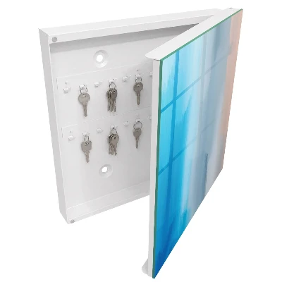 Key cabinet with a relaxing gradient design