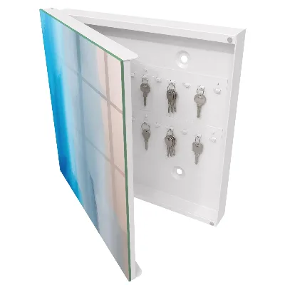Key cabinet with a relaxing gradient design