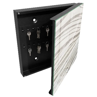 Waves of grey Key box for wall