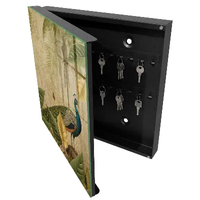 Exotic landscape Wall mounted key box