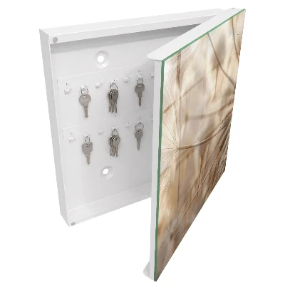 Beige dandelions Key cabinet