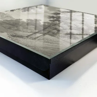 Tranquil landscape Wall mounted key box
