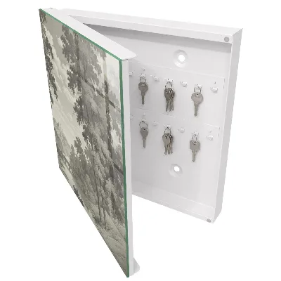 Tranquil landscape Wall mounted key box