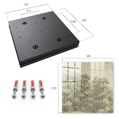 Green forest Key cabinet