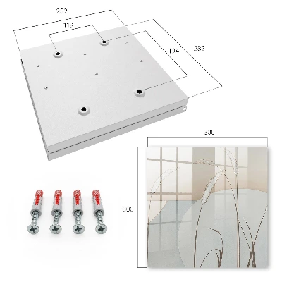 Natural grasses Wall mounted key box