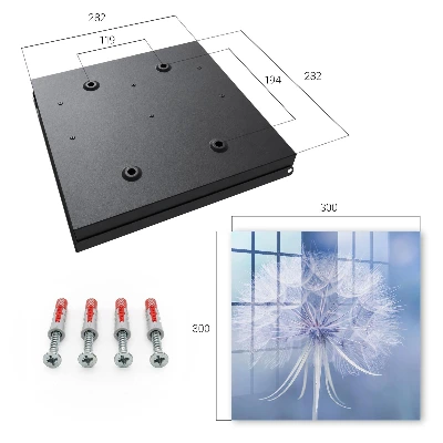 Subtle dandelion Key box for wall
