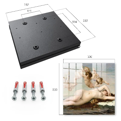The Birth of Venus by Alexandre Cabanel Wall mounted key box