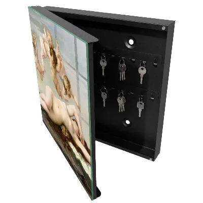 The Birth of Venus by Alexandre Cabanel Wall mounted key box