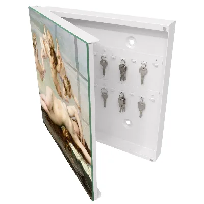 The Birth of Venus by Alexandre Cabanel Wall mounted key box