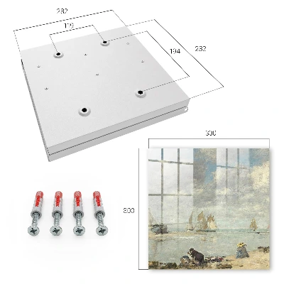 Sailboats Key box for wall