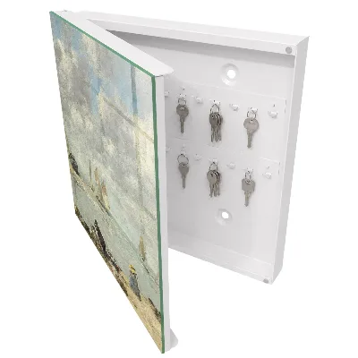 Sailboats Key box for wall