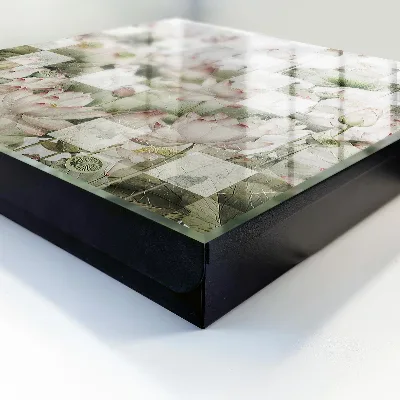Geometric lilies Key cabinet