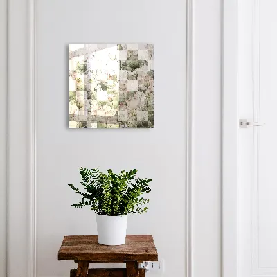 Geometric lilies Key cabinet