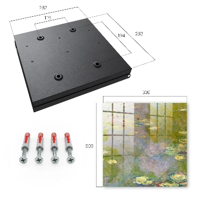 Claude Monet Water Lilies Key cabinet